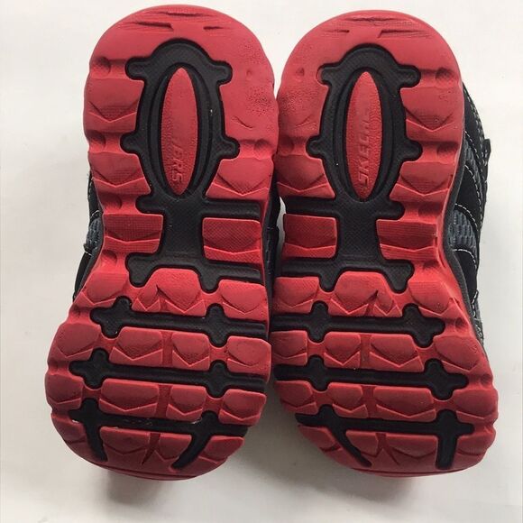 4/$30 SKECHERS RED BLACK BOY SHOES SIZE 8 US - Picture 15 of 16